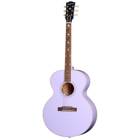 Epiphone IGC J-180 LS, Lavender, Exclusive Acoustic Guitar Epiphone