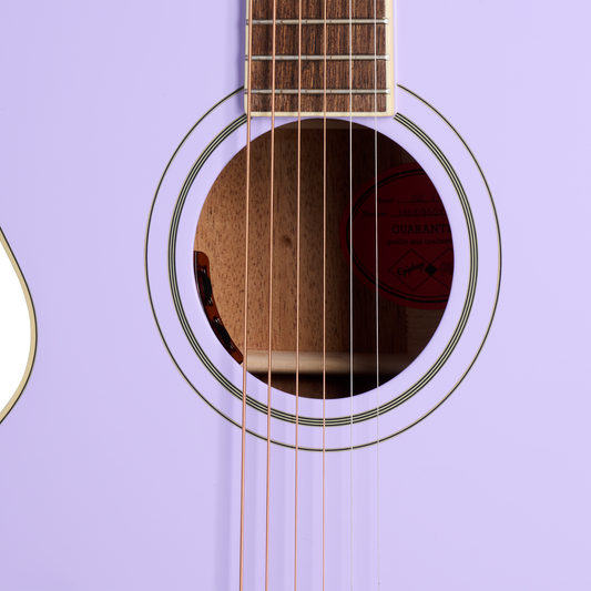 Epiphone IGC J-180 LS, Lavender, Exclusive Acoustic Guitar Epiphone