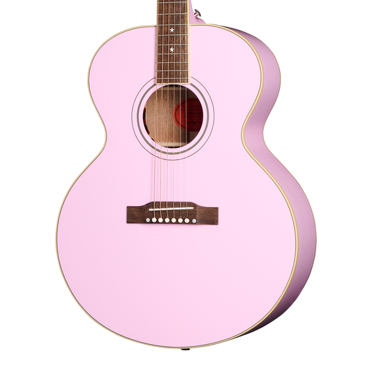 Epiphone IGC J-180 LS, Pink Acoustic Guitar Epiphone