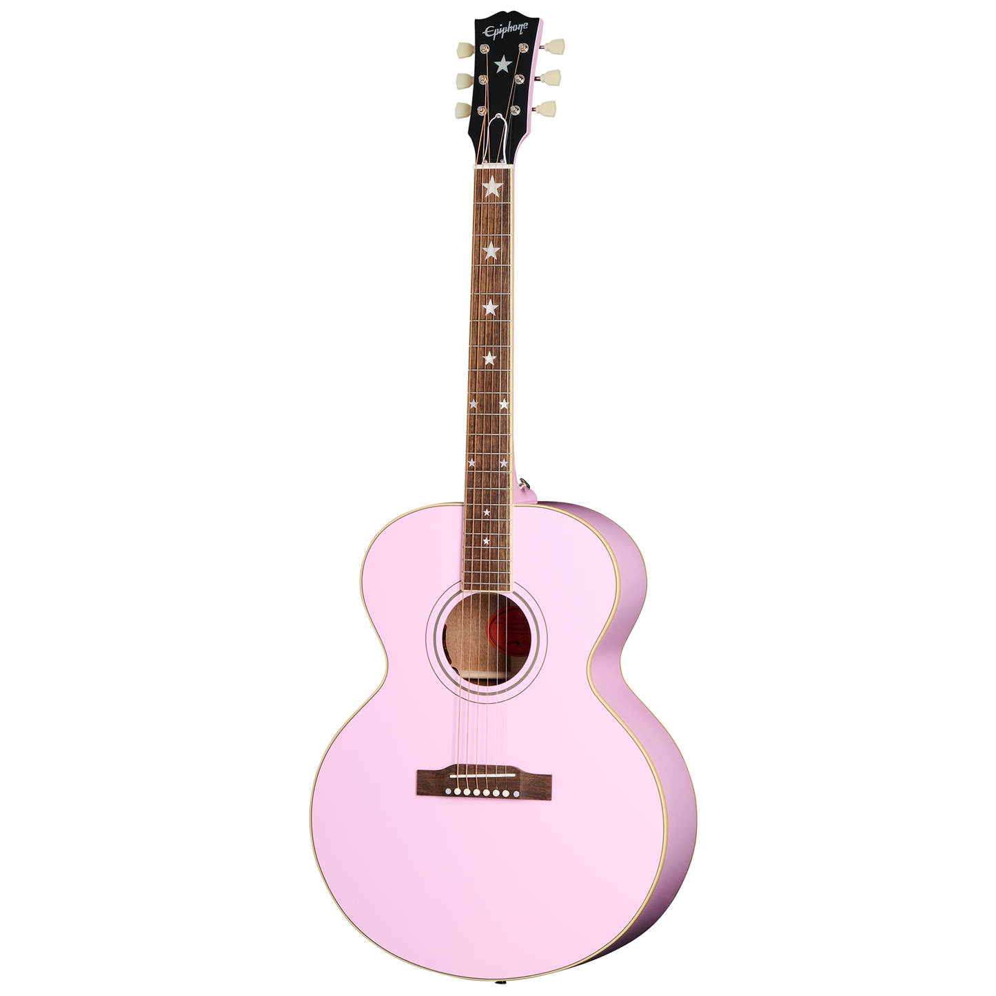 Epiphone IGC J-180 LS, Pink Acoustic Guitar Epiphone