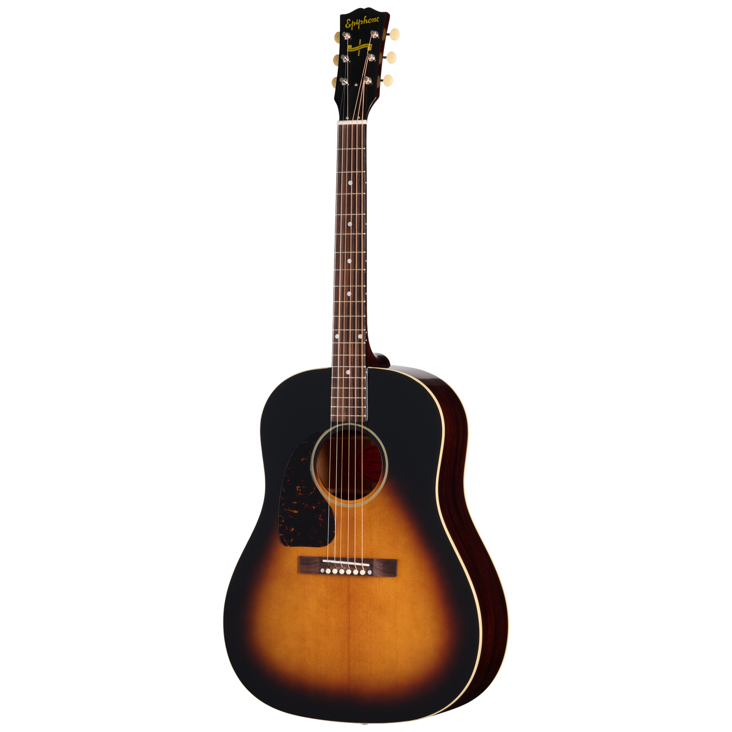 Epiphone IGC 1942 Banner J-45 Reissue, Left-Handed, Vintage Sunburst Acoustic Guitar Epiphone