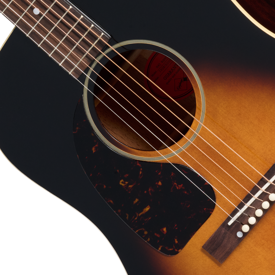 Epiphone IGC 1942 Banner J-45 Reissue, Left-Handed, Vintage Sunburst Acoustic Guitar Epiphone