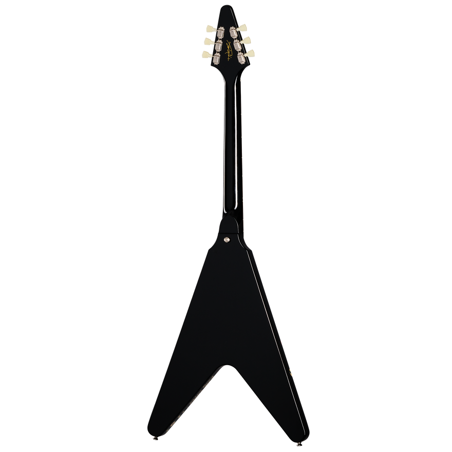 Epiphone Jimi Hendrix™ "Love Drops" Flying V, Ebony Electric Guitar Epiphone