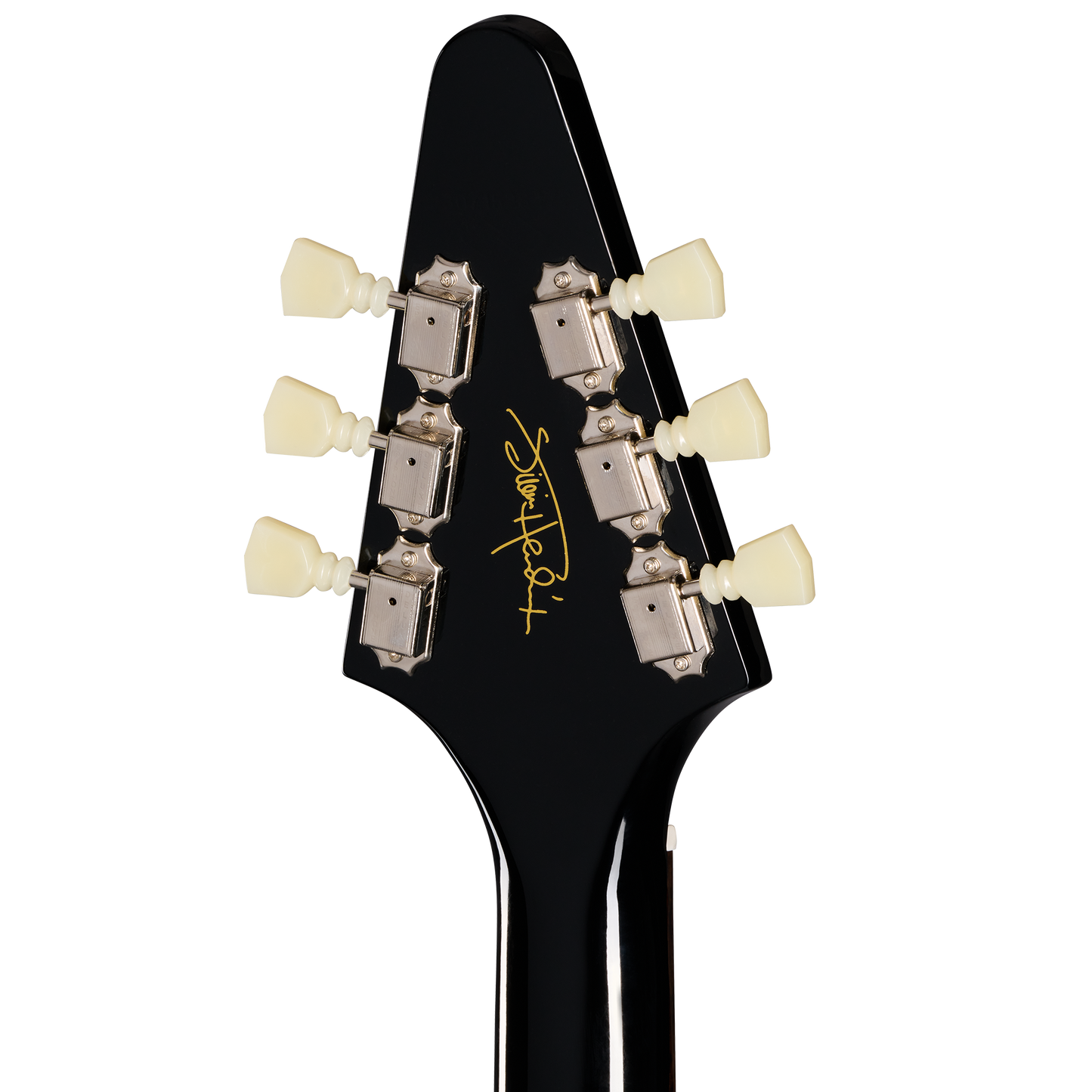 Epiphone Jimi Hendrix™ "Love Drops" Flying V, Ebony Electric Guitar Epiphone
