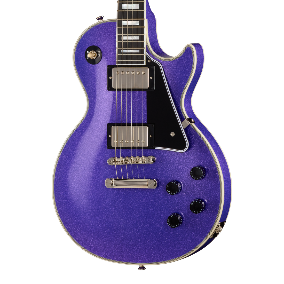 Epiphone IGC Les Paul Custom, Amethyst Sparkle Electric Guitar Epiphone