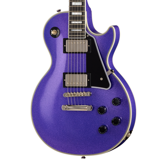 Epiphone IGC Les Paul Custom, Amethyst Sparkle Electric Guitar Epiphone