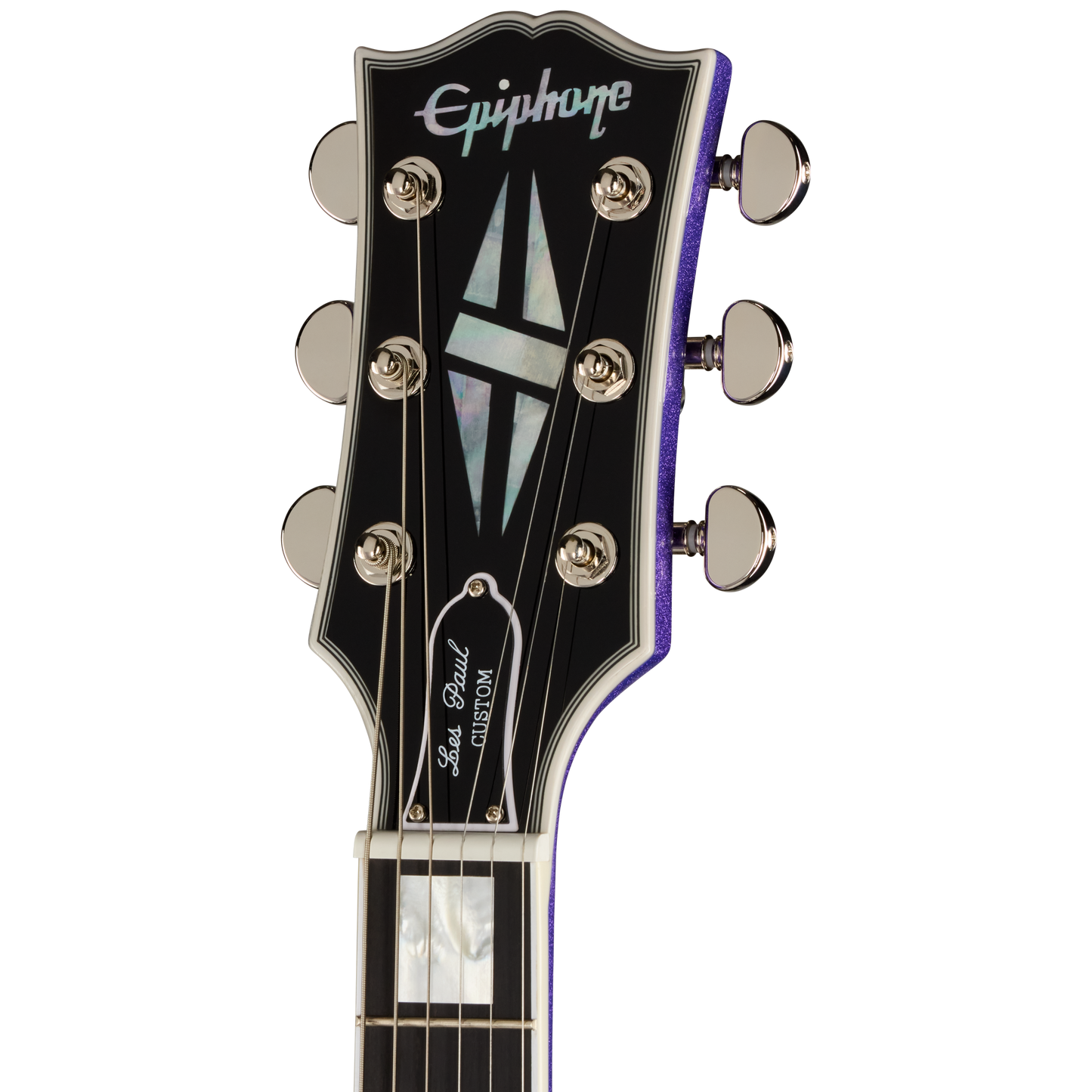 Epiphone IGC Les Paul Custom, Amethyst Sparkle Electric Guitar Epiphone