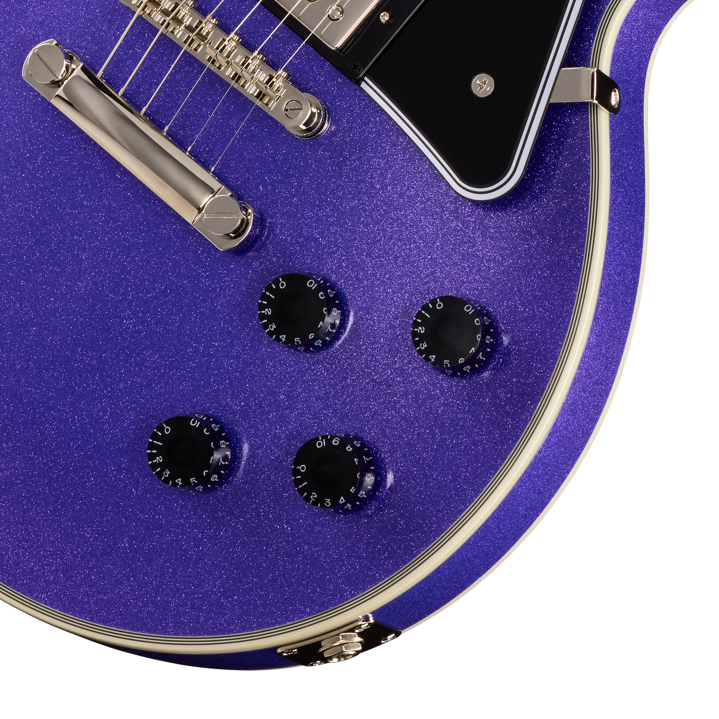 Epiphone IGC Les Paul Custom, Amethyst Sparkle Electric Guitar Epiphone