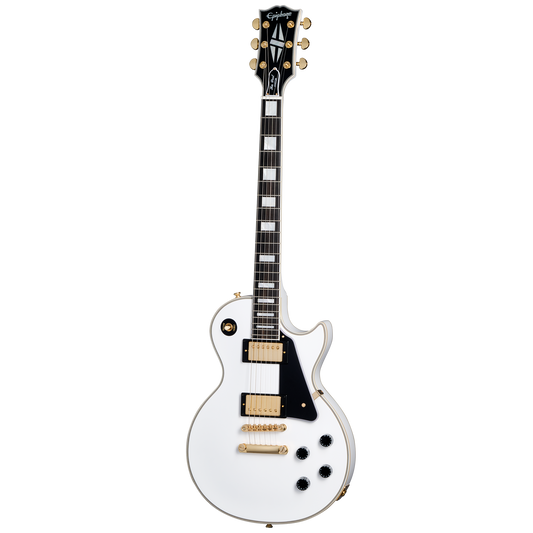 Epiphone IGC Les Paul Custom, Alpine White Electric Guitar Epiphone