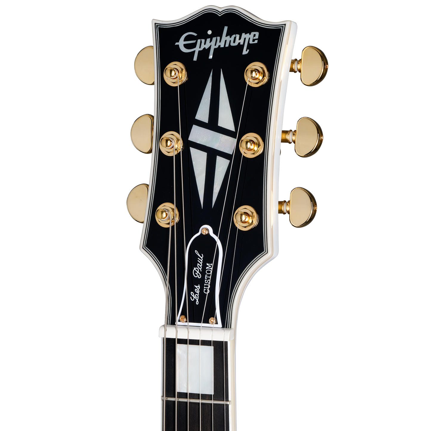 Epiphone IGC Les Paul Custom, Alpine White Electric Guitar Epiphone