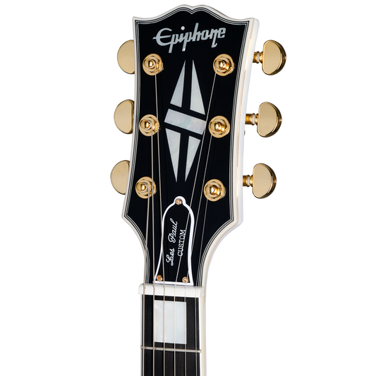 Epiphone IGC Les Paul Custom, Alpine White Electric Guitar Epiphone