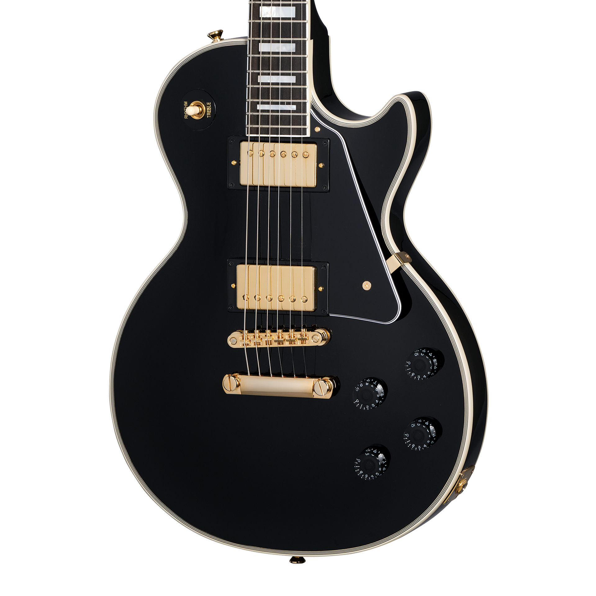 ギター epiphone by Gibson les paul custum ebony Epiphone Epiphone and Gibson Custom Collaborate on a