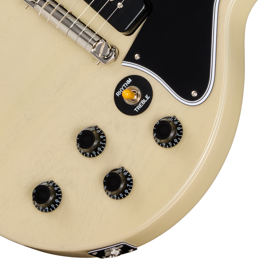 Epiphone IGC 1960 Les Paul Special Double Cut Reissue, TV White Electric Guitar Epiphone