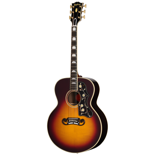 Epiphone IGC Pre-War SJ-200 Rosewood Reissue, Vintage Sunburst Acoustic Guitar Epiphone