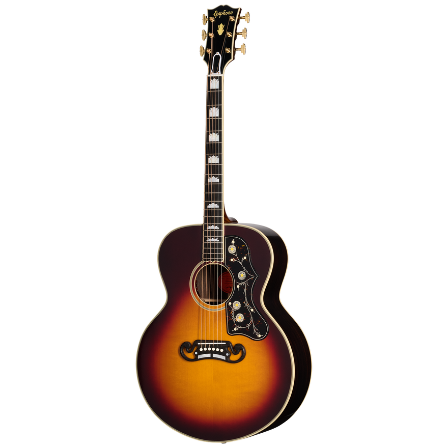 Epiphone IGC Pre-War SJ-200 Rosewood Reissue, Vintage Sunburst Acoustic Guitar Epiphone