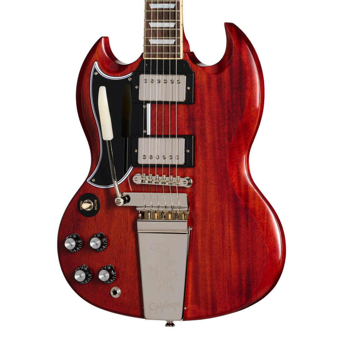 Epiphone IGC 1964 SG Standard Reissue With Maestro Vibrola, Left-Handed, Cherry Red Electric Guitar Epiphone