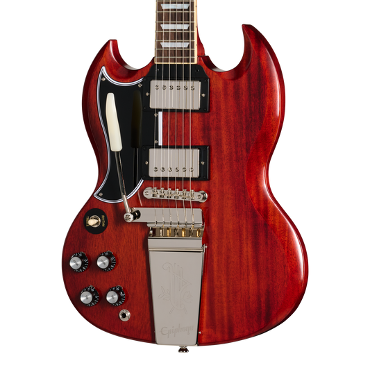 Epiphone IGC 1964 SG Standard Reissue With Maestro Vibrola, Left-Handed, Cherry Red Electric Guitar Epiphone
