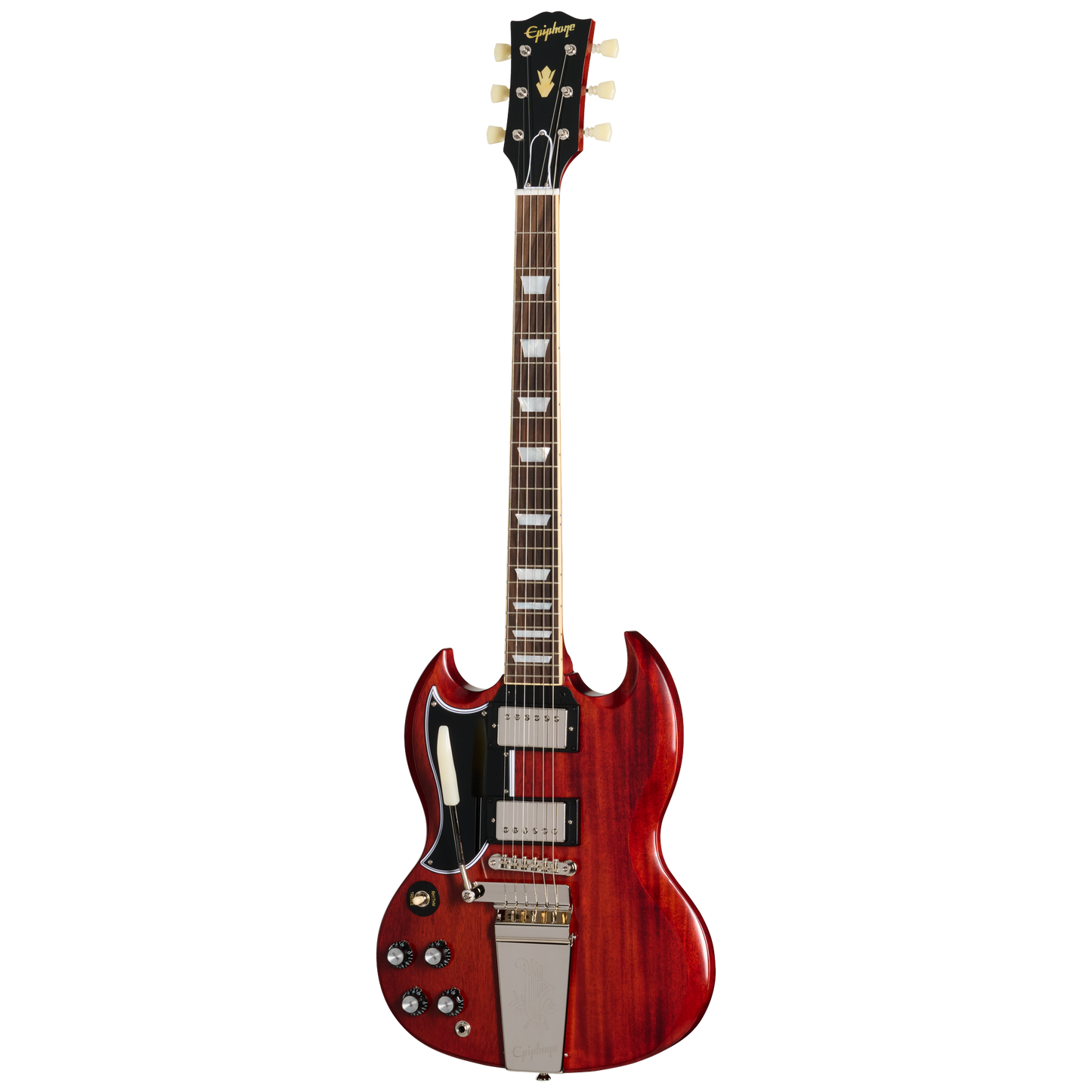 Epiphone IGC 1964 SG Standard Reissue With Maestro Vibrola, Left-Handed, Cherry Red Electric Guitar Epiphone