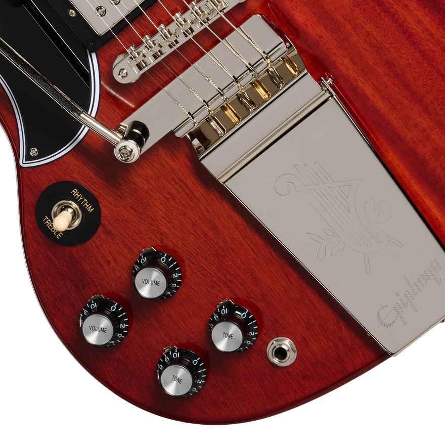 Epiphone IGC 1964 SG Standard Reissue With Maestro Vibrola, Left-Handed, Cherry Red Electric Guitar Epiphone