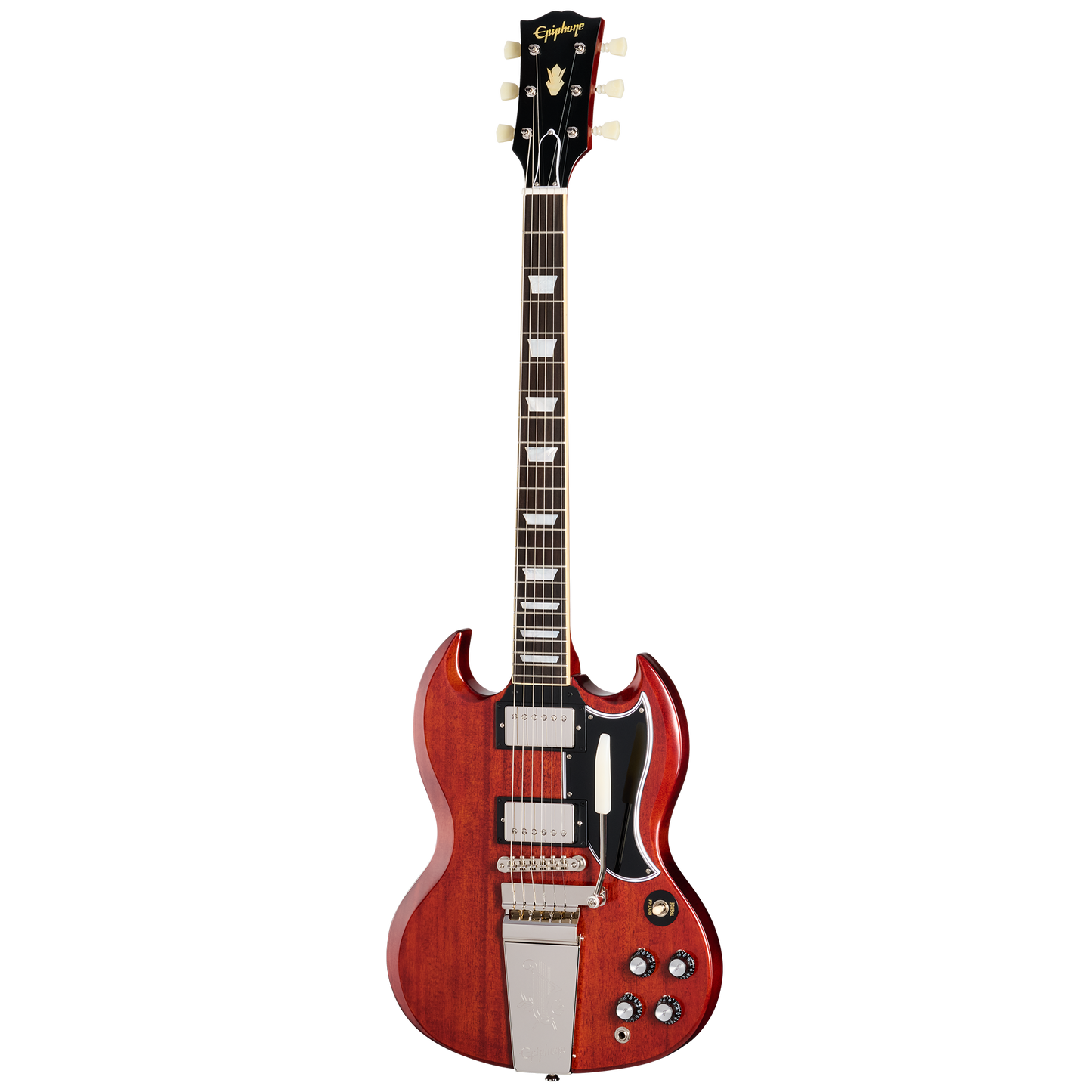 Epiphone IGC 1964 SG Standard Reissue With Maestro Vibrola, Left-Handed, Cherry Red Electric Guitar Epiphone
