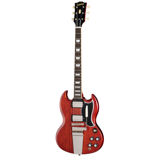Epiphone IGC 1964 SG Standard Reissue With Maestro Vibrola, Left-Handed, Cherry Red Electric Guitar Epiphone