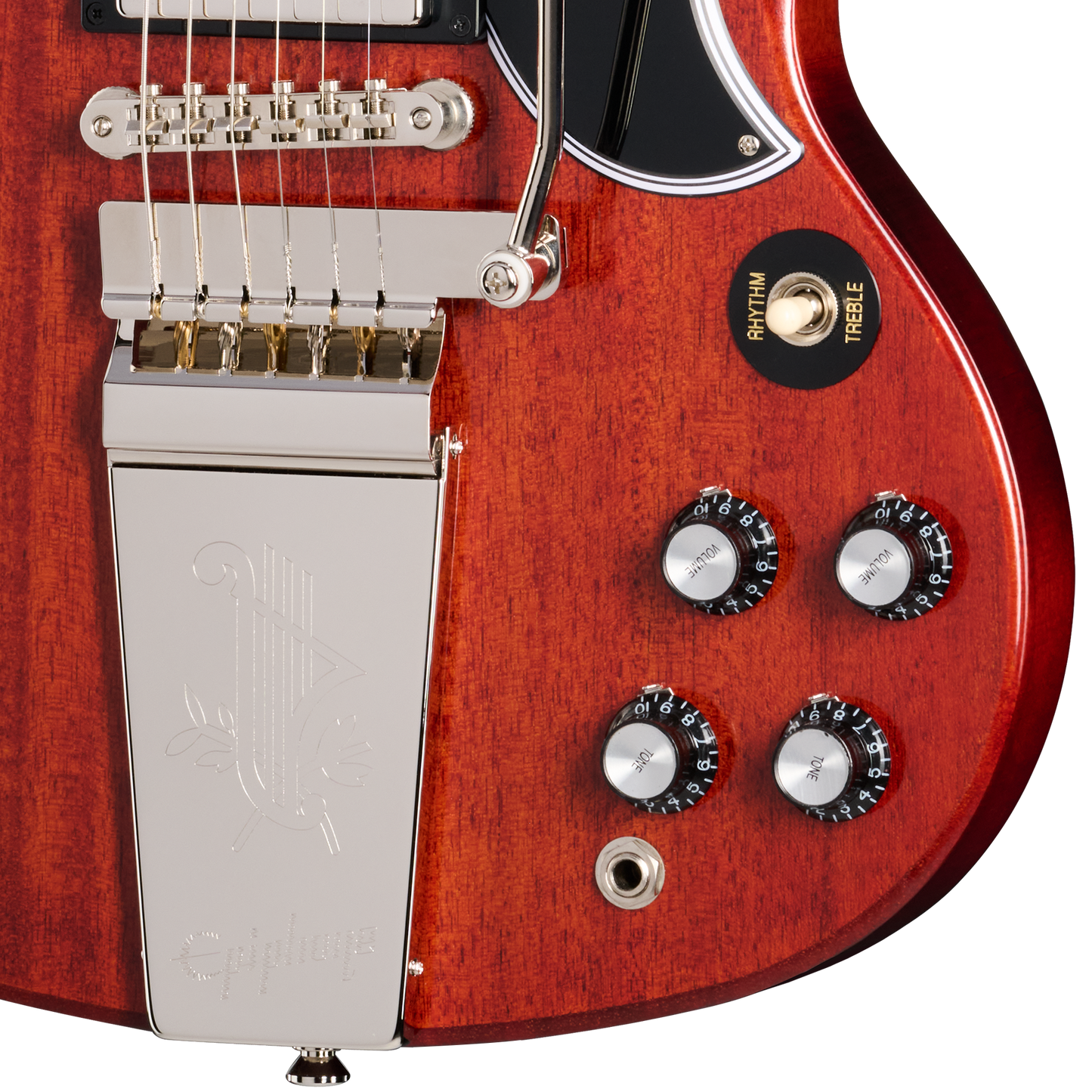 Epiphone IGC 1964 SG Standard Reissue With Maestro Vibrola, Left-Handed, Cherry Red Electric Guitar Epiphone