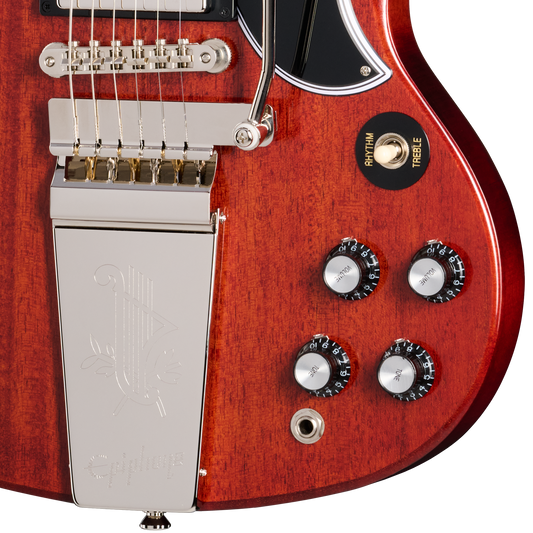 Epiphone IGC 1964 SG Standard Reissue With Maestro Vibrola, Left-Handed, Cherry Red Electric Guitar Epiphone