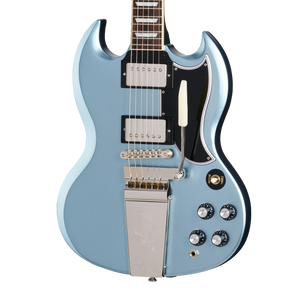 Epiphone IGC 1964 SG Standard Reissue with Maestro Vibrola, Antique Pelham Blue, Exclusive Electric Guitar Epiphone