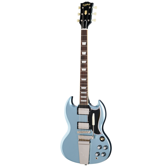Epiphone IGC 1964 SG Standard Reissue with Maestro Vibrola, Antique Pelham Blue, Exclusive Electric Guitar Epiphone