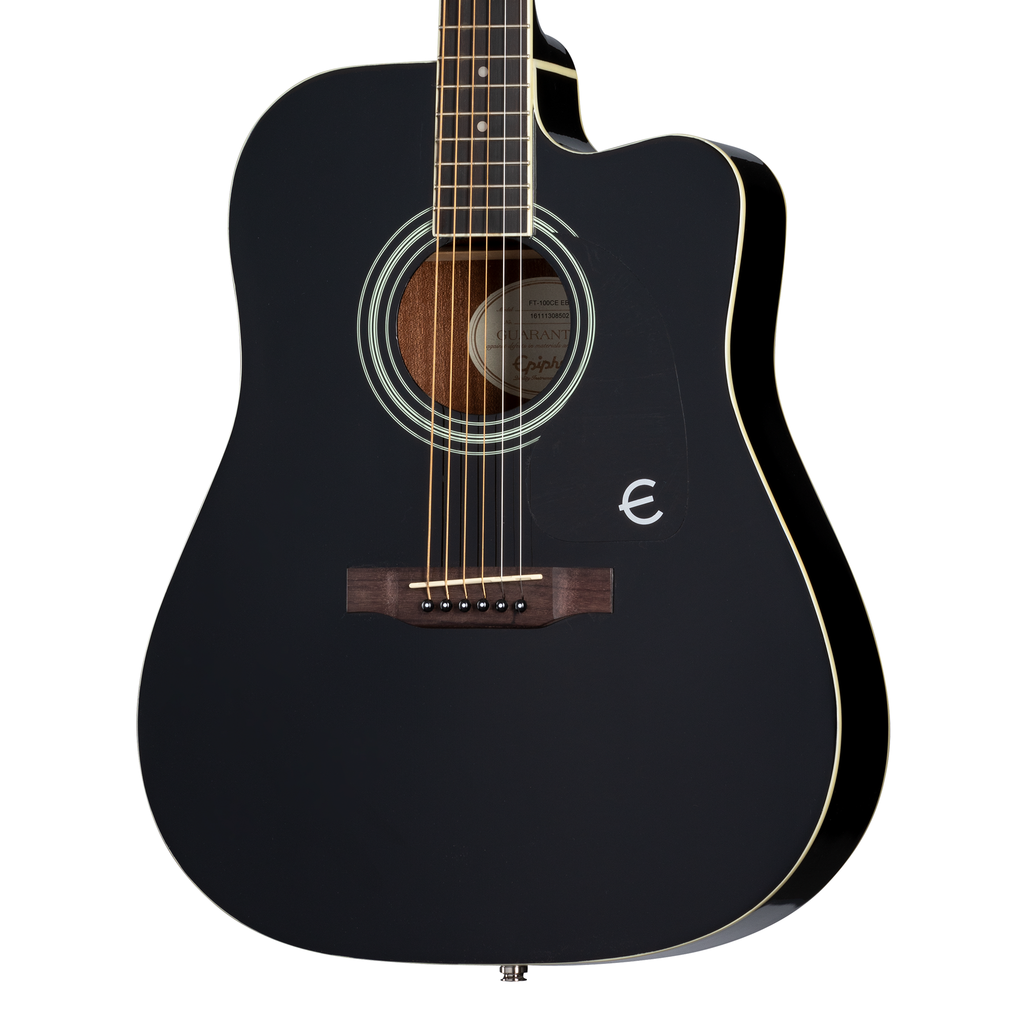 Epiphone FT-100 Acoustic Guitar - Natural Finish, Dreadnought Body With ...
