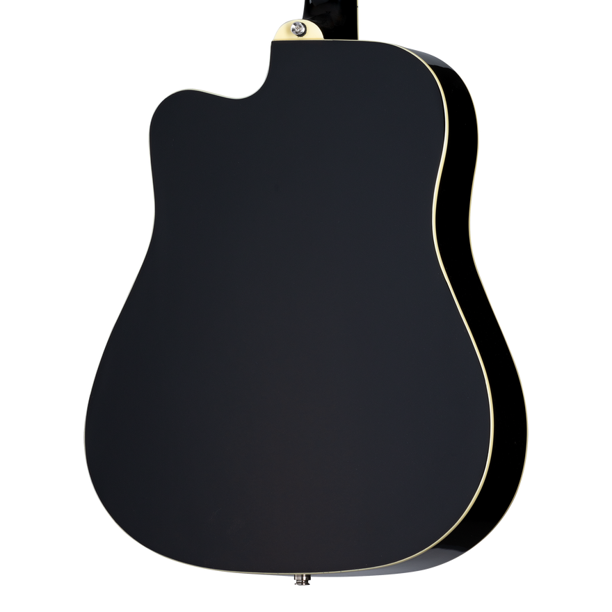 Epiphone FT-100CE, Ebony Acoustic Guitar Epiphone