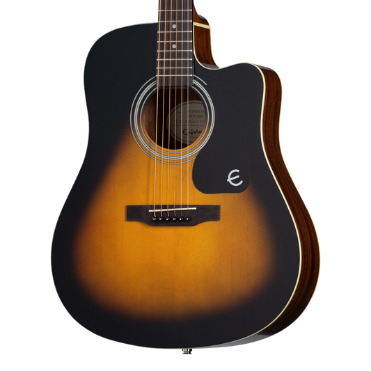Epiphone FT-100CE, Vintage Sunburst Acoustic Guitar Epiphone