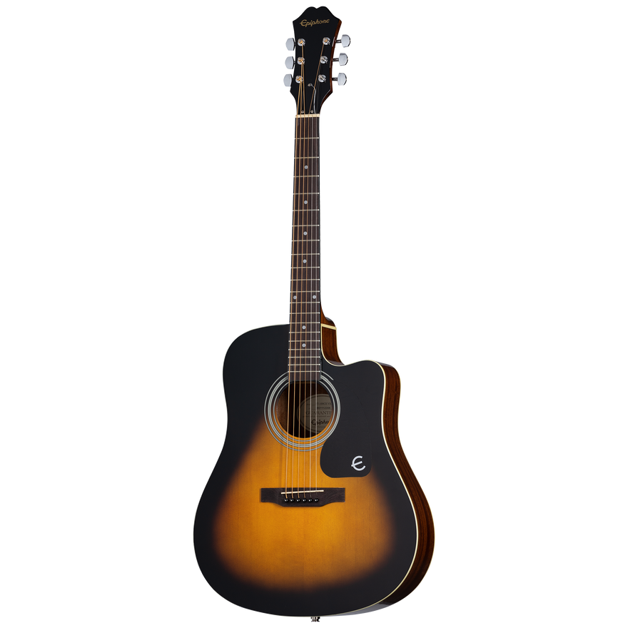Epiphone FT-100CE, Vintage Sunburst Acoustic Guitar Epiphone