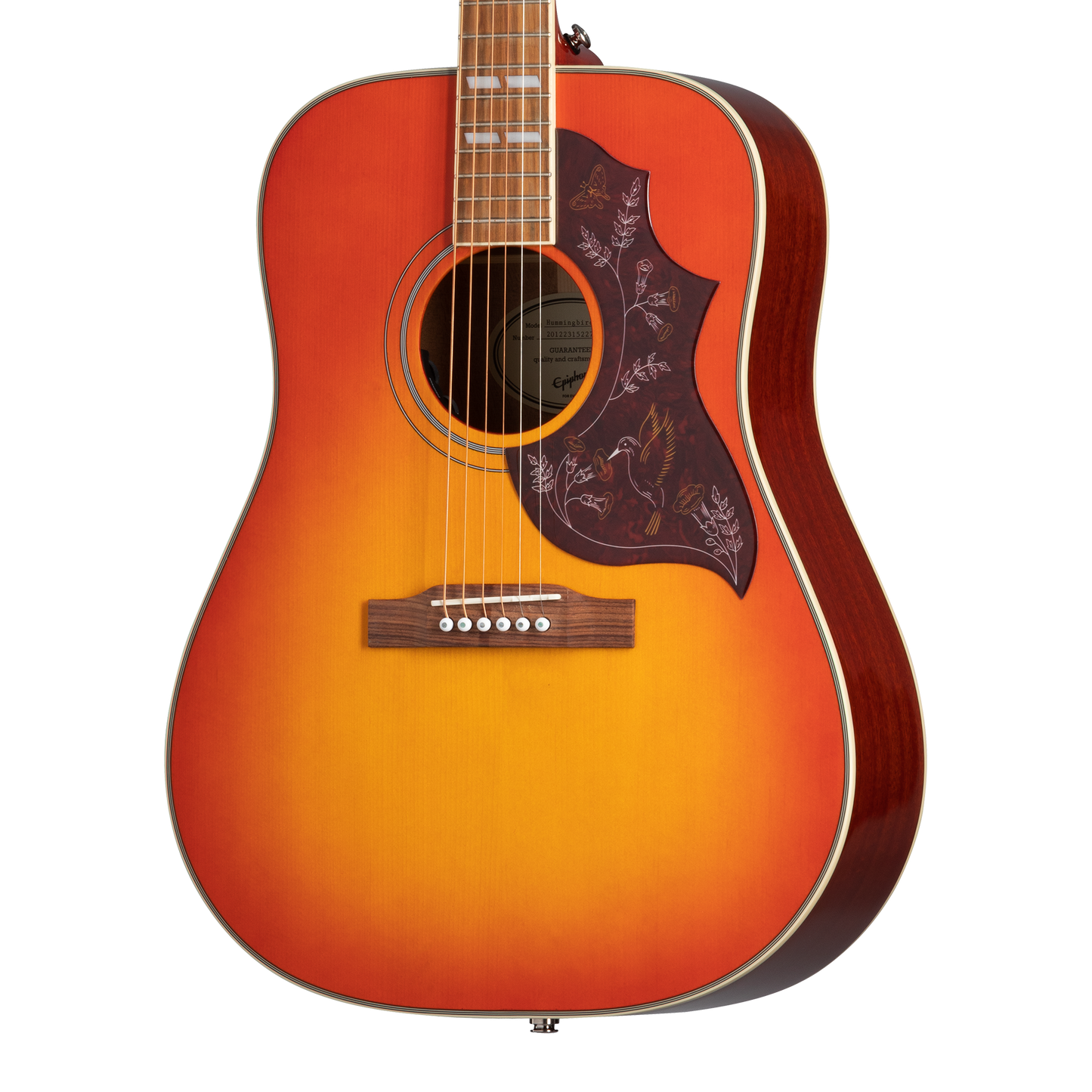 Epiphone Hummingbird Studio, Faded Cherry Sunburst Acoustic Guitar Epiphone