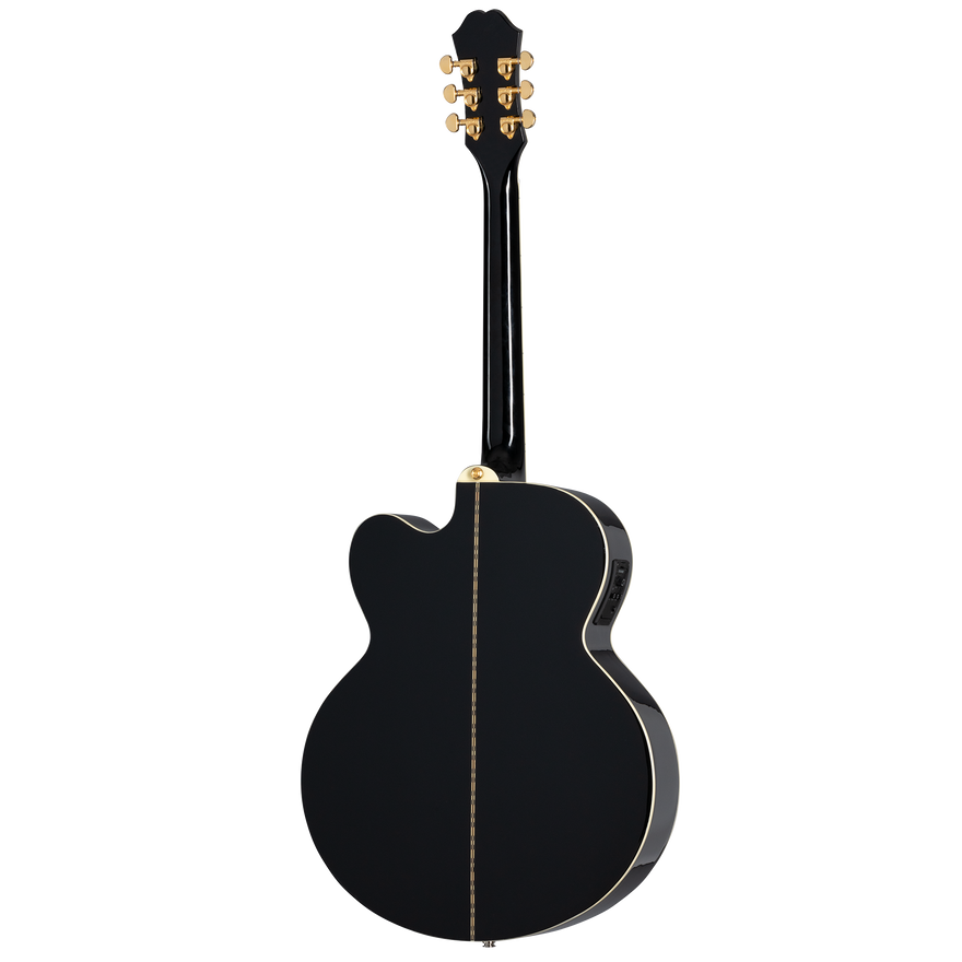 Epiphone J-200 EC Studio, Black Acoustic Guitar Epiphone