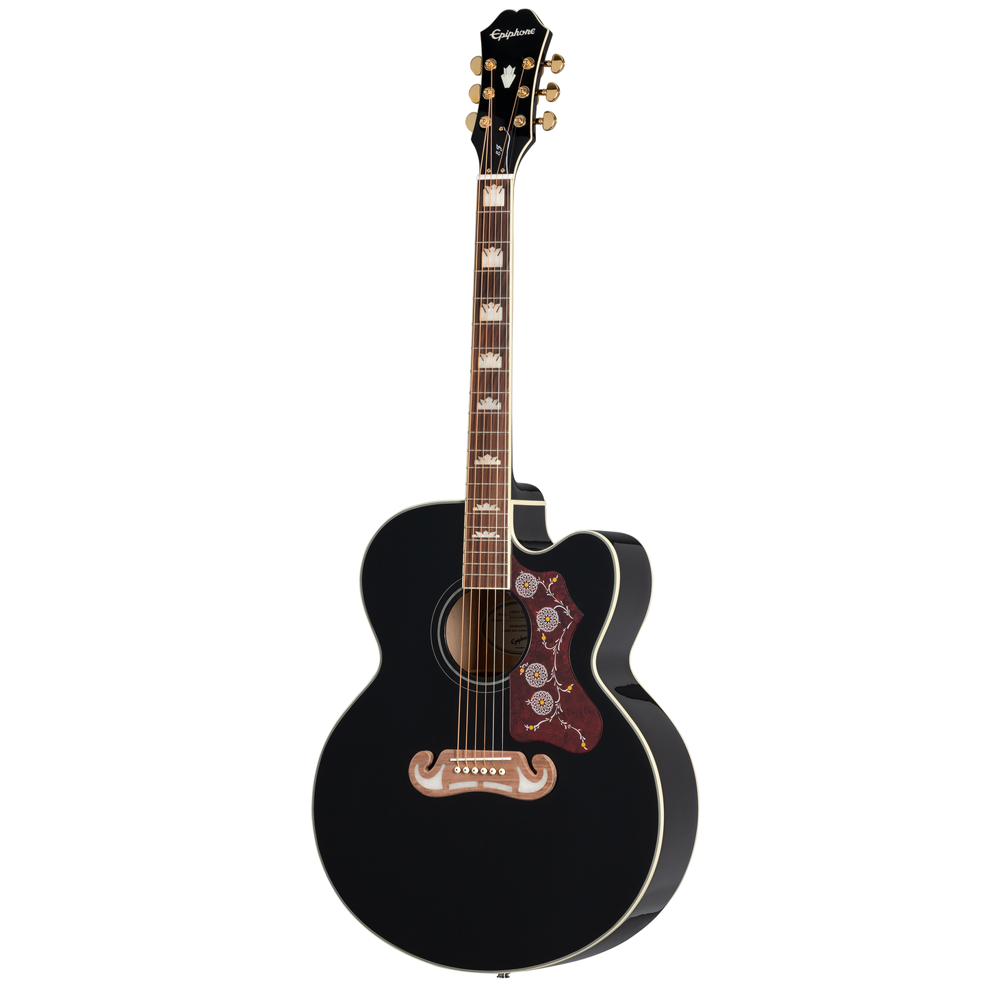 Epiphone J-200 EC Studio, Black Acoustic Guitar Epiphone