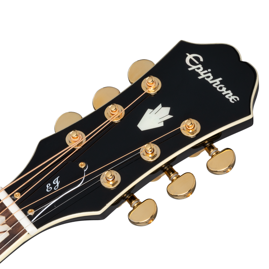 Epiphone J-200 EC Studio, Black Acoustic Guitar Epiphone