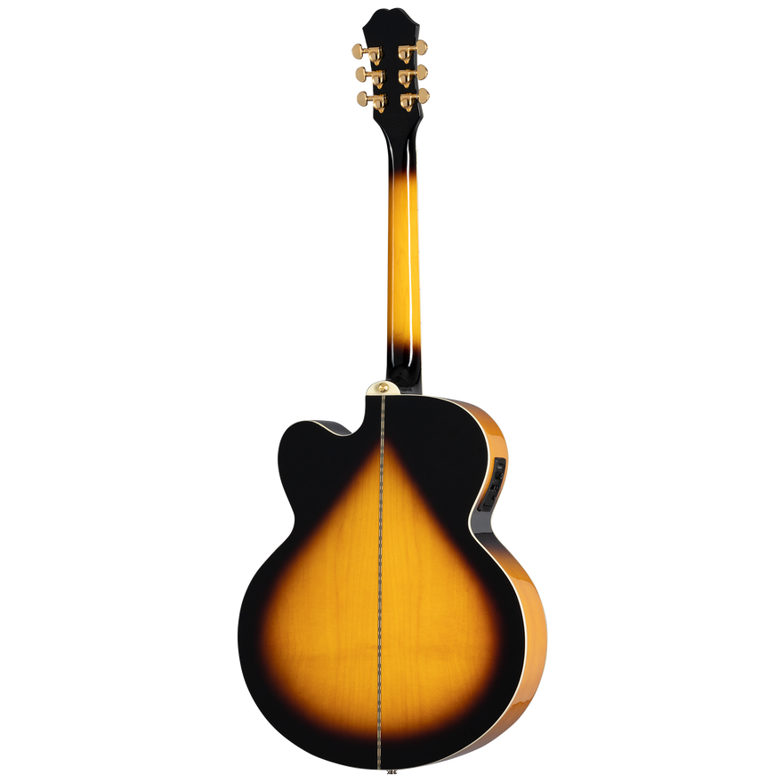 Epiphone J-200 EC Studio, Vintage Sunburst Acoustic Guitar Epiphone