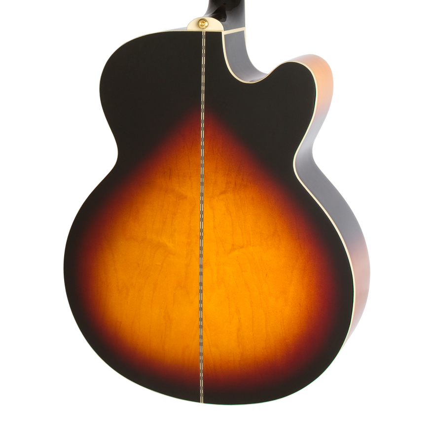 Epiphone J-200 EC Studio, Left-Handed, Vintage Sunburst Acoustic Guitar Epiphone