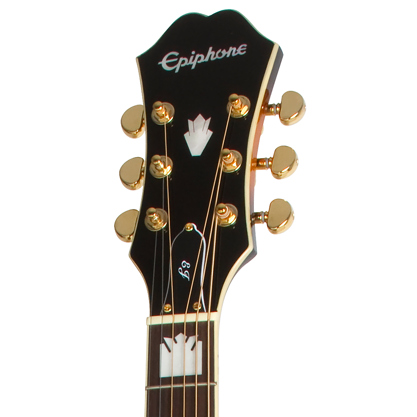 Epiphone J-200 EC Studio, Left-Handed, Vintage Sunburst Acoustic Guitar Epiphone