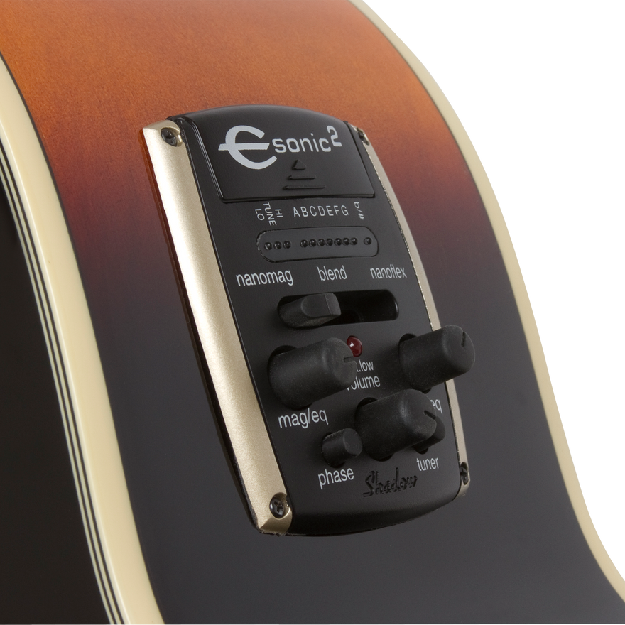 Epiphone J-200 EC Studio, Left-Handed, Vintage Sunburst Acoustic Guitar Epiphone