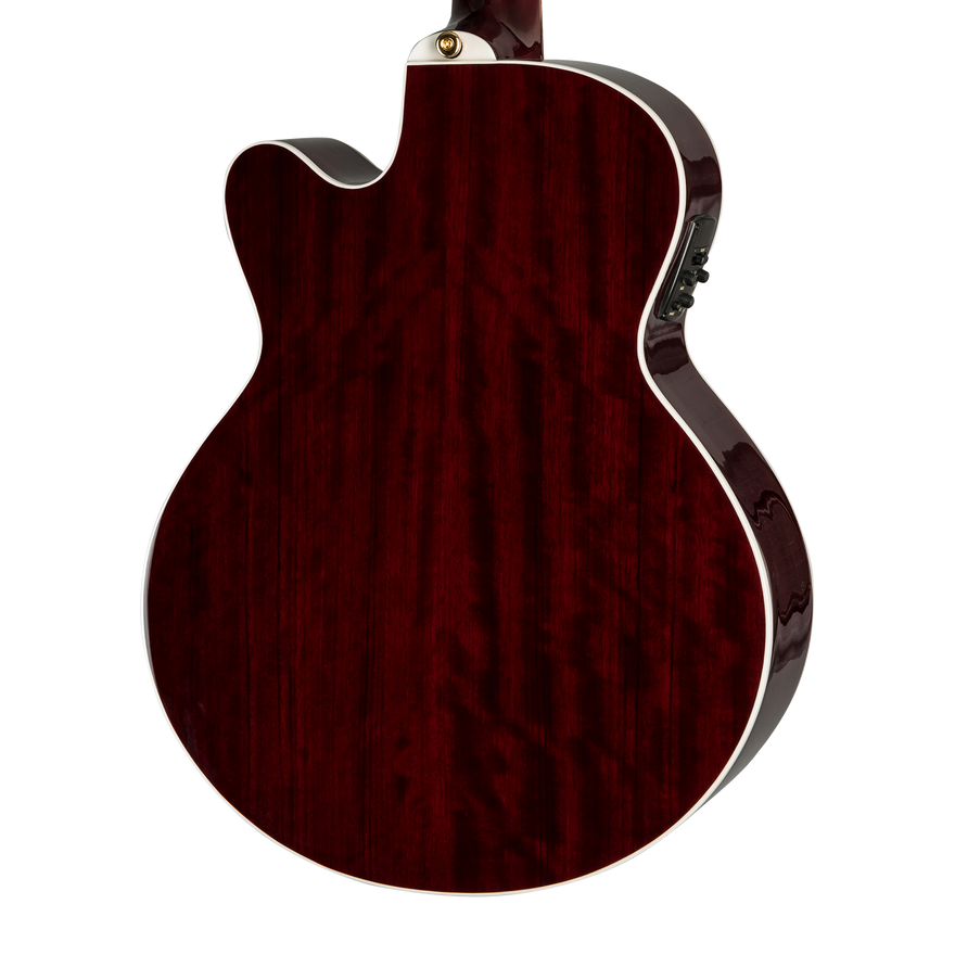 Epiphone J-200 EC Studio Parlor, Wine Red Acoustic Guitar Epiphone