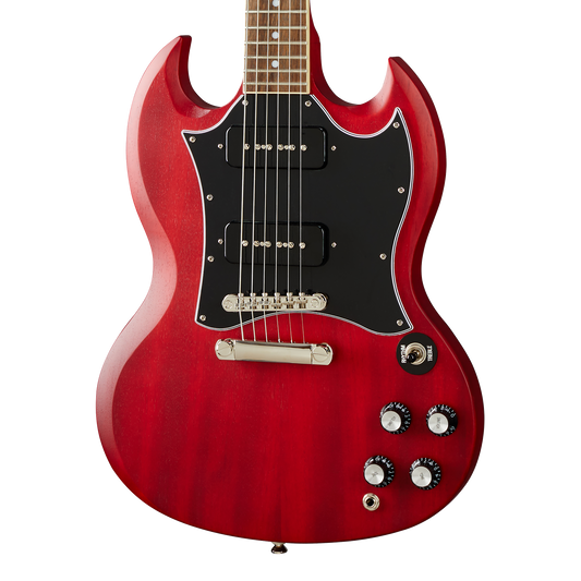 Epiphone SG Classic P-90s, Worn Cherry Electric Guitar Epiphone