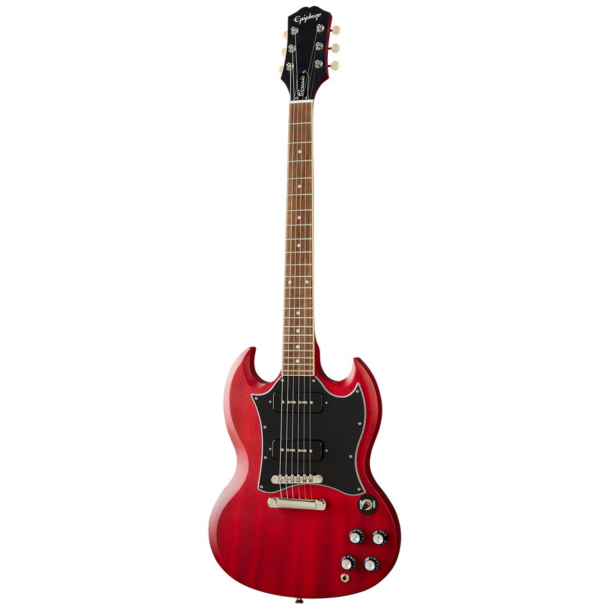 Epiphone SG Classic P-90s, Worn Cherry Electric Guitar Epiphone