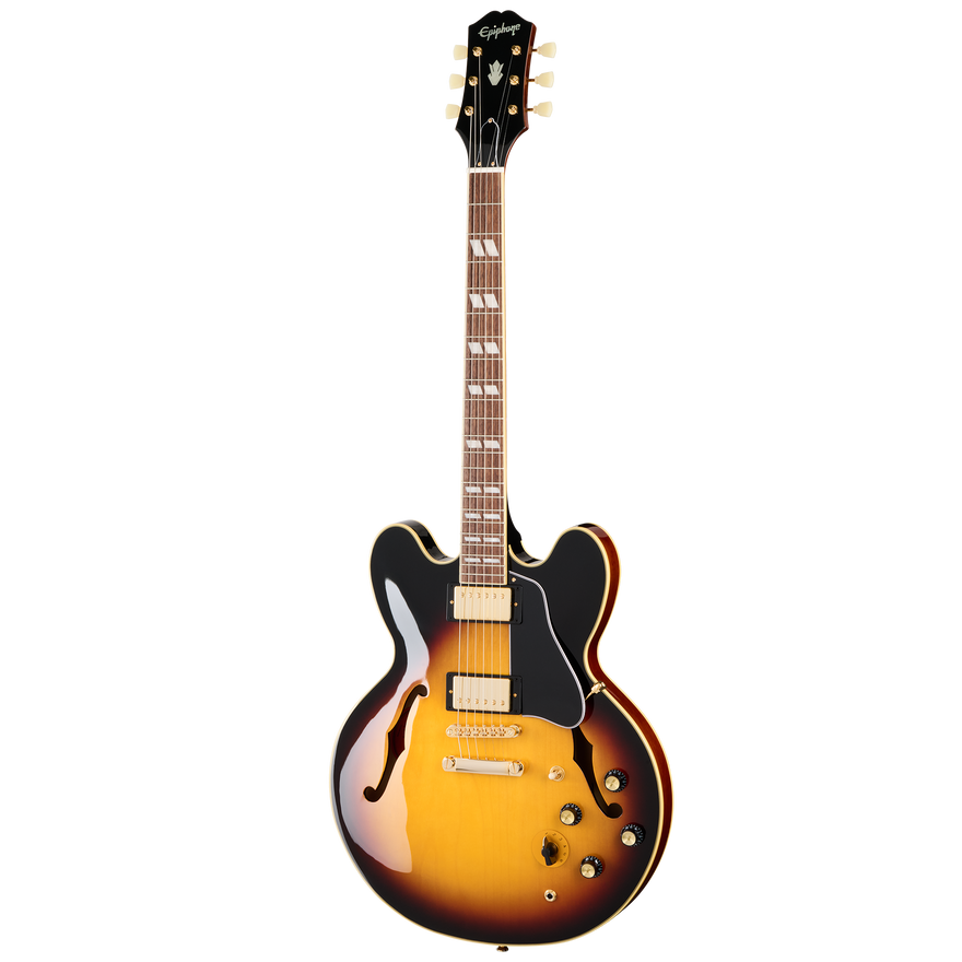 Epiphone ES-345, Tri-Burst, Exclusive Electric Guitar Epiphone