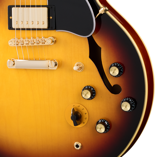 Epiphone ES-345, Tri-Burst, Exclusive Electric Guitar Epiphone