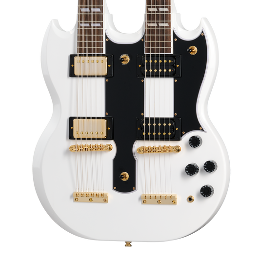 Epiphone EDS-1275 Doubleneck, Alpine White Electric Guitar Epiphone