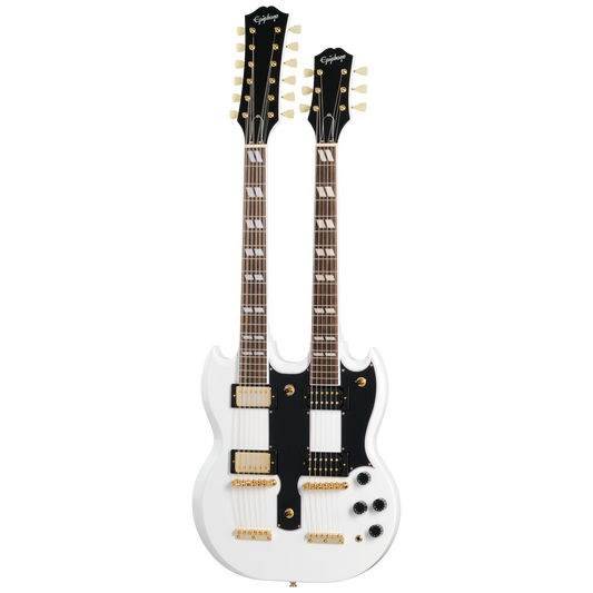 Epiphone EDS-1275 Doubleneck, Alpine White Electric Guitar Epiphone