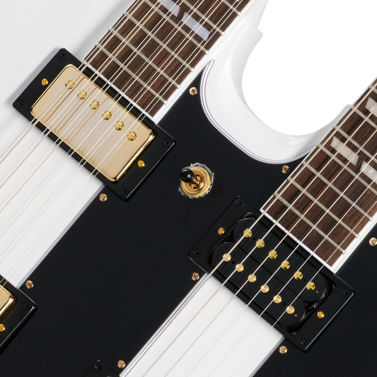 Epiphone EDS-1275 Doubleneck, Alpine White Electric Guitar Epiphone