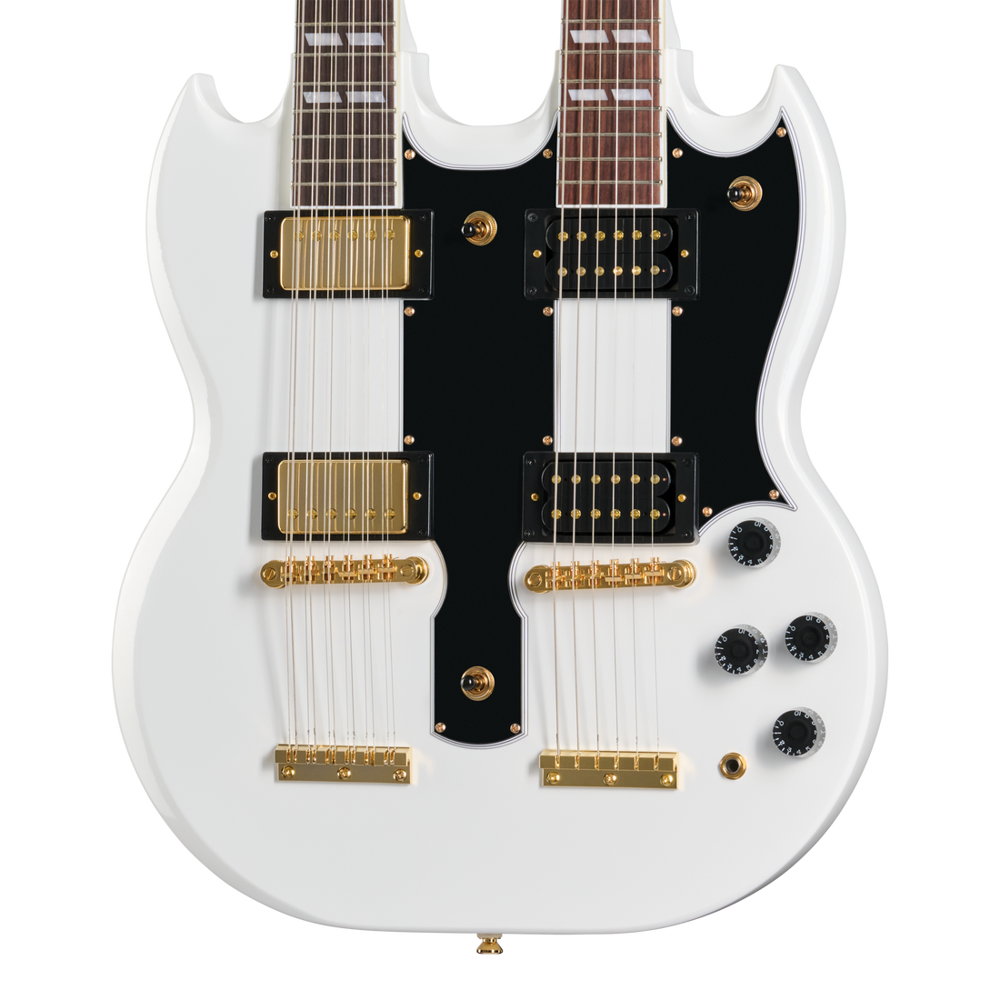 Epiphone EDS-1275 Doubleneck, Alpine White Electric Guitar Epiphone
